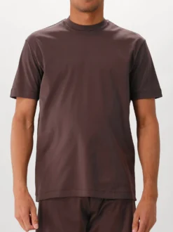 Valenza T-shirt Interlock Supima Ebony Brown