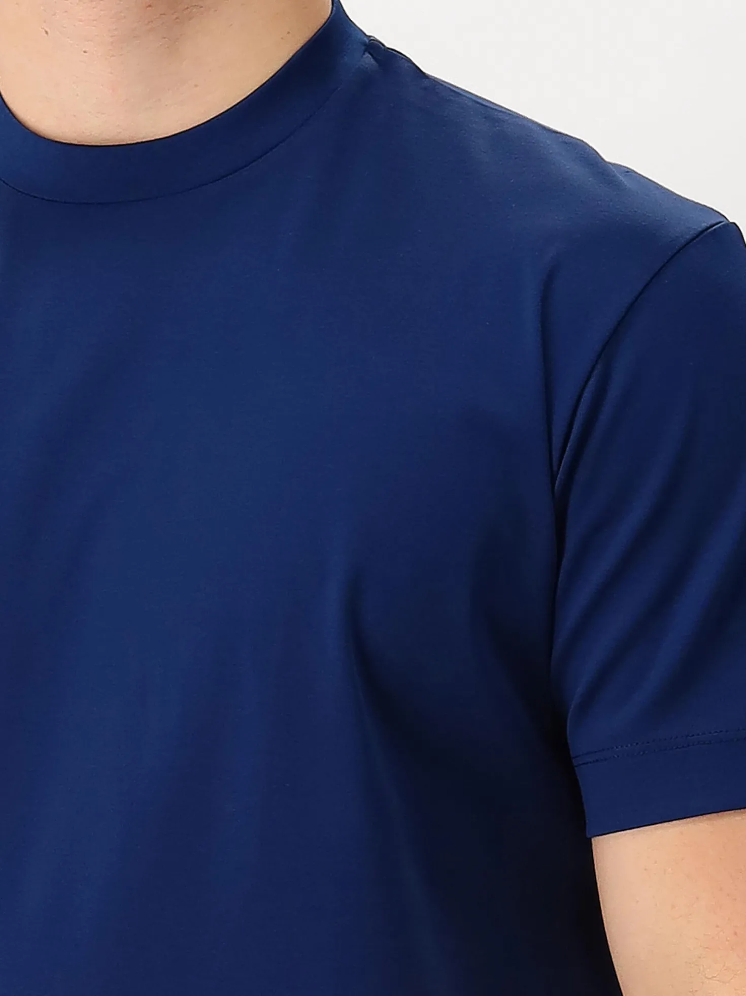 Valenza T-shirt Interlock Supima Blue