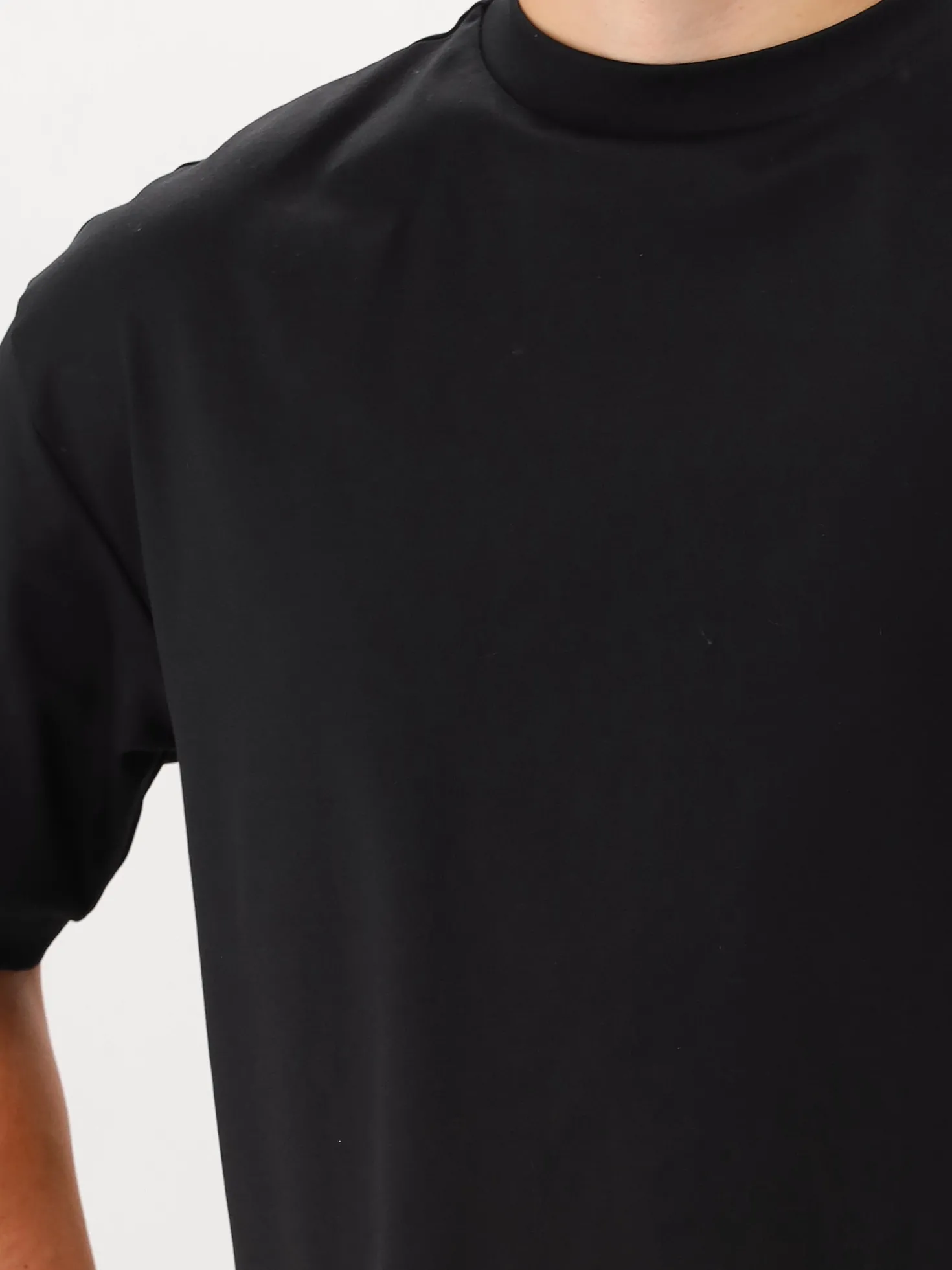 Valenza T-Shirt Zwart Heavy Supima Oversized