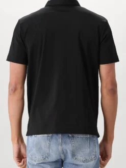 Valenza Zip Polo Supima Black