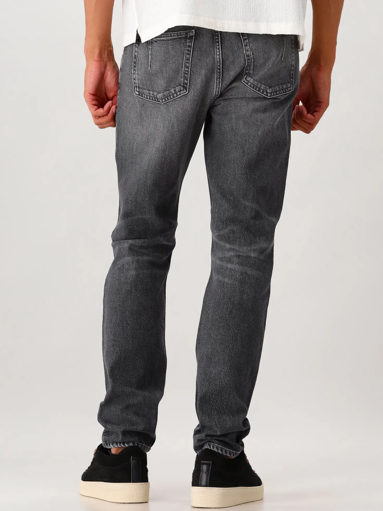 Won Hundred Jeans Zwart Archer Stone Coal