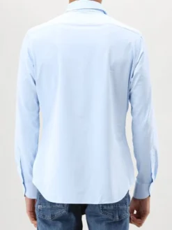 Xacus Overhemd Blauw Active Shirt Tailor Fit ACT558ML 11460 002