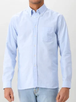 Xacus Overhemd Blauw Legacy Shirt 421ML 11285 002