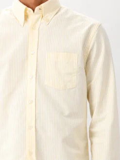 Xacus Overhemd Geel Legacy Shirt 421ML 21227 001