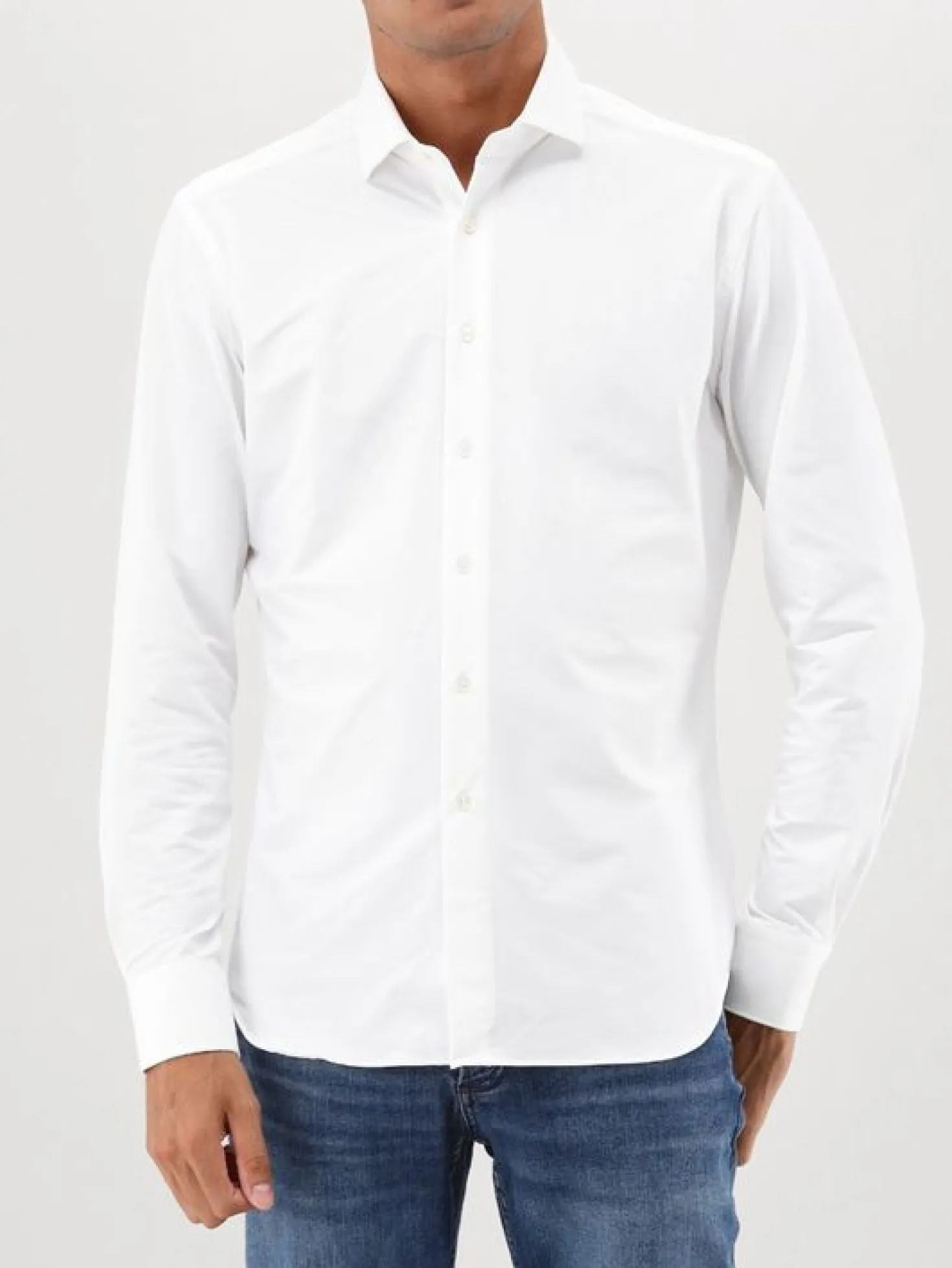 Xacus Overhemd Wit Active Shirt Tailor Fit ACT558ML 11460 001