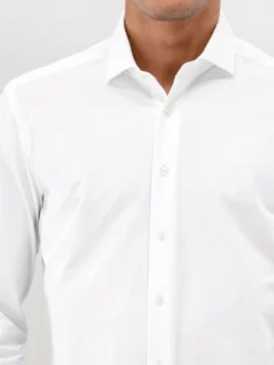 Xacus Overhemd Wit Active Shirt Tailor Fit ACT558ML 11460 001